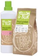 TIERRA VERDE Washing powder for white linen and diapers 850 g, laundry rinse 1 l - Eco-Friendly Washing Powder