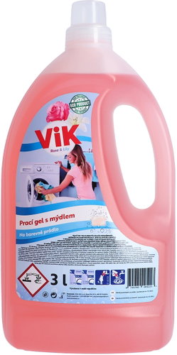 VIK Rose &amp; Lily washing gel with soap 3 l (55 washes) - Washing Gel - Main image