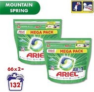 ARIEL Mountain Spring 2 × 66 pcs - Washing Capsules