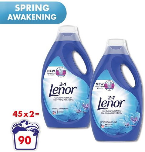 LENOR Spring Awakening 2 × 2,475 l (90 washes) - Washing Gel - Main image