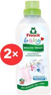FROSCH Baby Baby &amp; Baby Rinse 2 × 750 ml (60 washings) - Eco-Friendly Gel Laundry Detergent