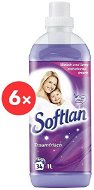 SOFTLAN with a fresh dreamy scent 6×1 l (204 washes) - Fabric Softener