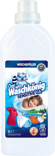 WASCHKÖNIG Sensitive 1 l (28 washes) - Fabric Softener - Main image