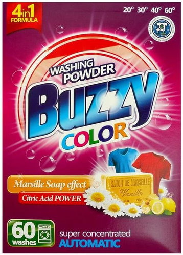 BUZZY Color with Marseille soap 3.3 kg (60 washes) - Washing Powder - Main image