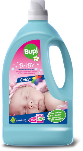 BUPI Baby Colour Liquid Detergent 1.5L (20 Washing Cycles) - Washing Gel - Main image