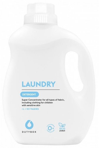 DUTYBOX Super Concentrated Laundry Gel "Laundry" 1l (50 washes) - Washing Gel - Main image