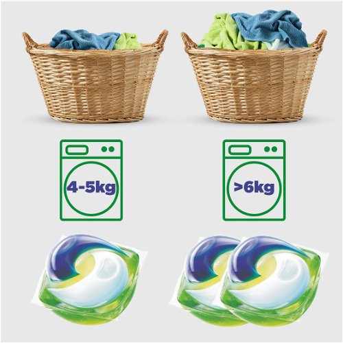 Ariel All in 1 Pods Laundry Washing Liquid Capsules Colour 15