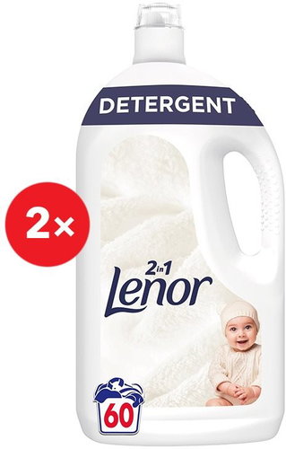 LENOR Sensitive 2×3.3 l (120 washes) - Washing Gel - Main image