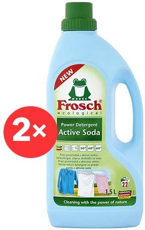 FROSCH EKO s aktivní sodou 2× 1,5 l (44 praní) - Prací gel - Main image