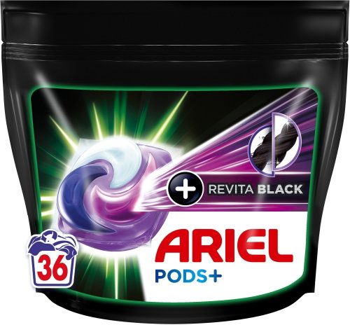 ARIEL+ Revita Black 36 pcs - Washing Capsules - Main image