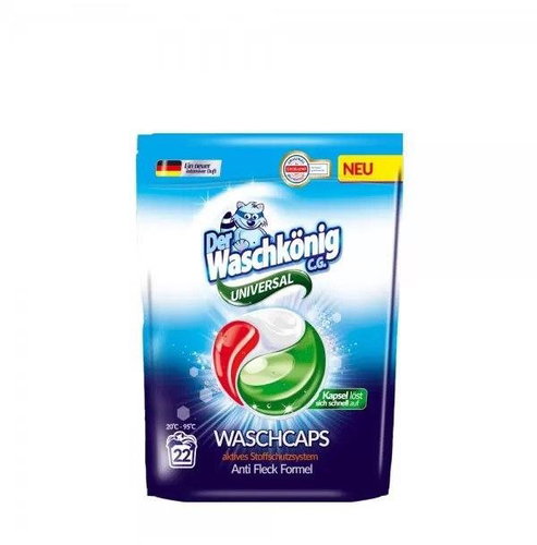 DER WASCHKÖNIG Universal 22 pcs - Washing Capsules - Main image