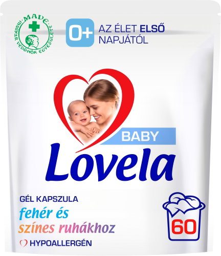 LOVELA Baby gél kapszula 60 darab - Mosókapszula - Fő fotó