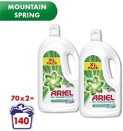 ARIEL Mountain Spring 2× 3,85 l (140 praní) - Prací gél