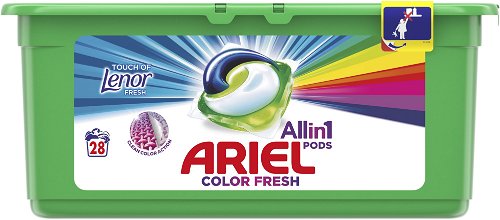 ARIEL Touch of Lenor 3in1 28 pcs - Washing Capsules
