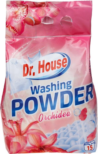 DR. HOUSE prací prášek Orchidej 1,5 kg (15 praní) - Washing Powder - Main image