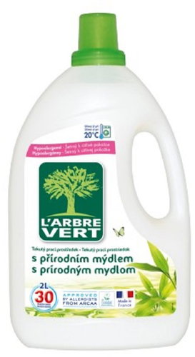 L'ARBRE VERT prací prostředek přírodní mýdlo 2 l - Washing Gel - Main image