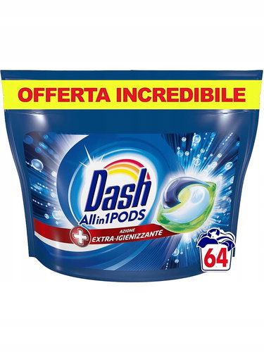 DASH 3v1 Color 64 ks  - Washing Capsules - Main image