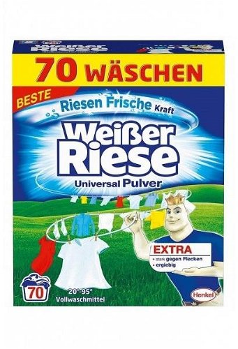 Washing WEISSER Powder (70 Universal 3,85 praní) RIESE kg Pulver -