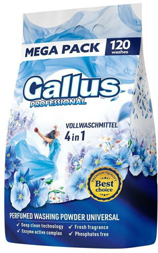 GALLUS Professional 4in1 Universal 6,6 kg (120 washes) - Washing Powder - Main image