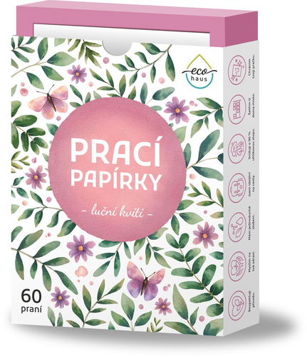 EcoHaus prací papírky luční kvítí 60 ks - Prací papírky - Hlavní obrázek