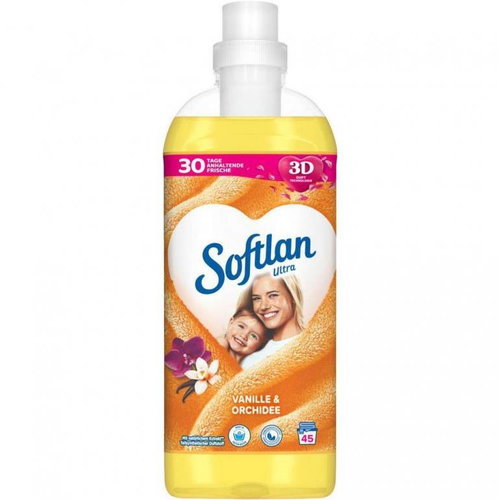 SOFTLAN 3D Ultra Vanille & Orchid 1 l (45 washes) - Fabric Softener - Main image