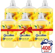 COCCOLINO Happy Yellow 6× 1,7 l (408 mosás) - Öblítő