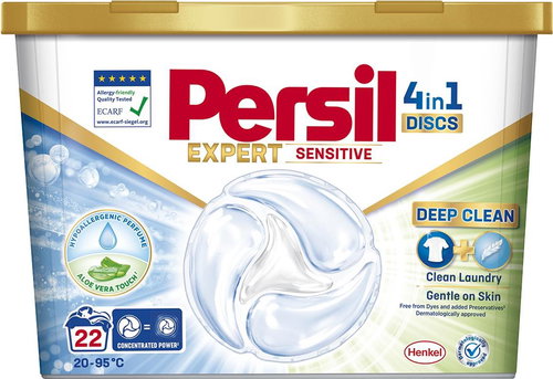 PERSIL Discs Expert Sensitive 22 pcs - Washing Capsules - Main image
