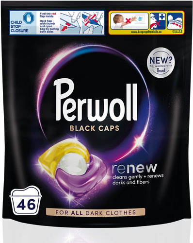 PERWOLL Black 46 pcs - Washing Capsules - Main image