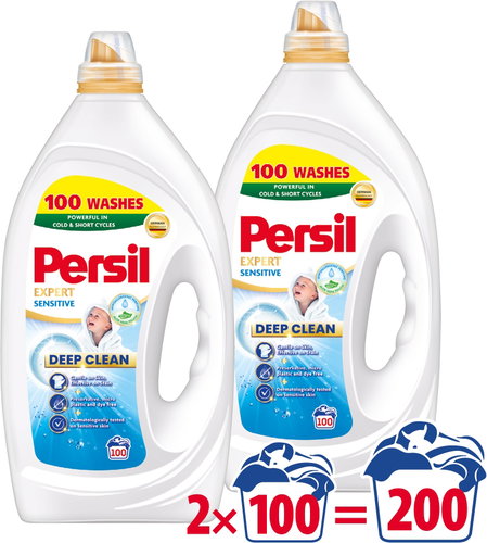 PERSIL Expert Sensitive 2× 4,5 l (200 praní) - Washing Gel - Main image