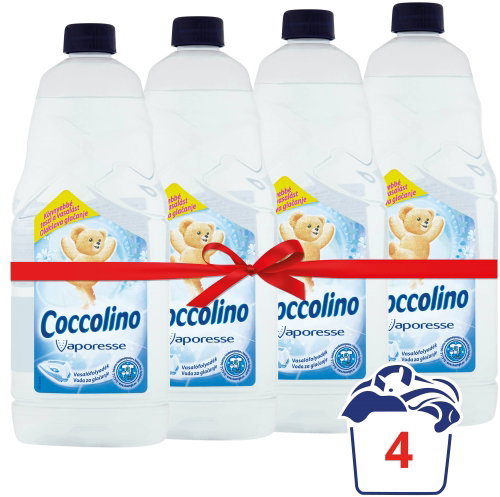 COCCOLINO vasalófolyadék 4 x 1 l - Víz vasaláshoz - Fő fotó