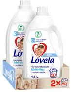 LOVELA Baby folyékony mosószer fehér ruhákhoz, 2×4,5 l (100 mosás) - Mosógél