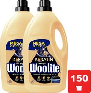 WOOLITE Dark With Keratin 2× 4,5 l (150 praní) - Prací gél