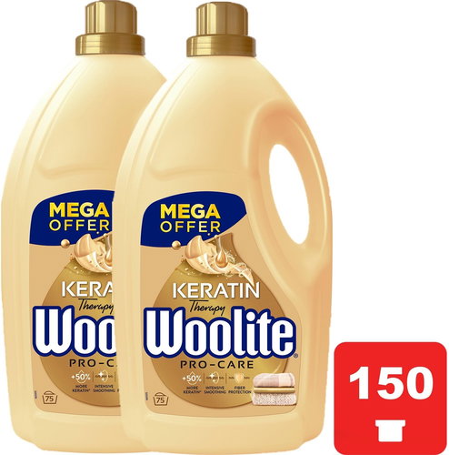WOOLITE Pro-Care 2×4.5 l (150 washes) - Washing Gel - Main image