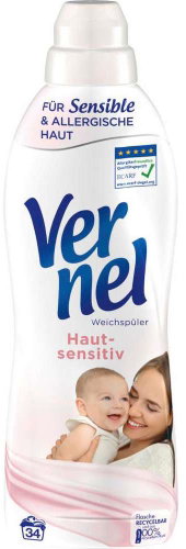 VERNEL Sensitiv 850 ml (34 washes) - Fabric Softener - Main image