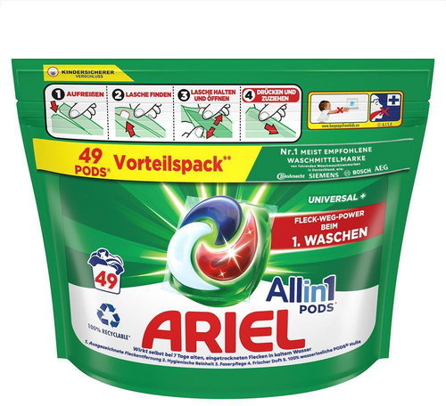 ARIEL All-in-1 Universal 45 ks - Washing Capsules - Main image