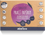 AlzaEco pracie papieriky Sensitive (60 praní) - Papieriky na pranie