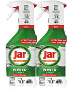 JAR Power Spray 3v1 Pomerančová vůně 2 × 500 ml - Prostředek na nádobí