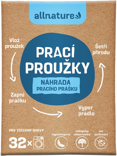 ALLNATURE Prací proužky 16 ks (32 praní) - Prací papírky - Hlavní obrázek
