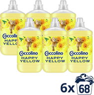 Coccolino Happy Yellow 6 × 1700 ml - Öblítő
