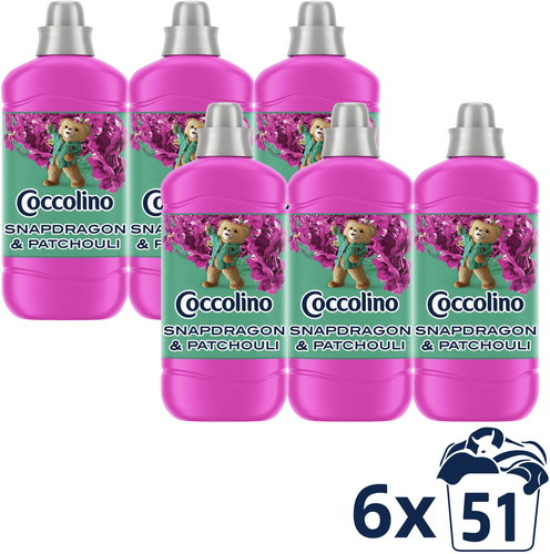 COCCOLINO Snapdragon & Patchouli 6 × 1275 ml - Fabric Softener - Main image