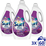 SURF Lavender 3 × 3 l (180 mosás) - Prací gel