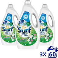 SURF Mountain Fresh & Jasmine 3 × 2 l (60 praní) - Prací gel