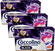 COCCOLINO Black 3 × 40 ks - Kapsle na praní
