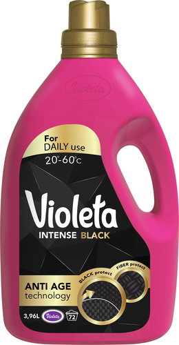 VIOLETA Intense Black 3,96 l (72 washes) - Washing Gel - Main image