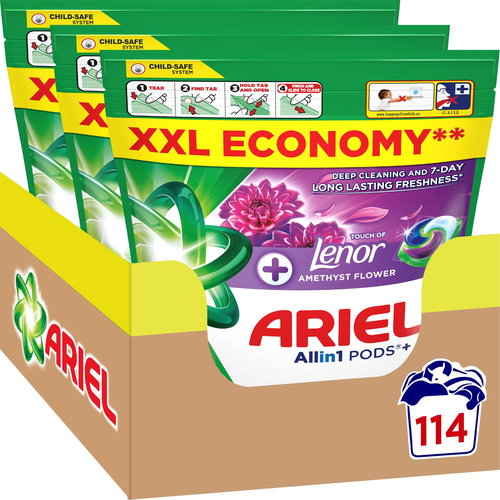ARIEL Amethyst 114 pcs - Washing Capsules - Main image