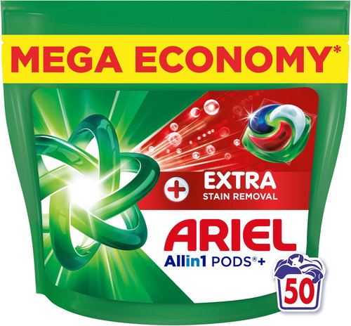 ARIEL Extra Clean 50 pcs - Washing Capsules - Main image