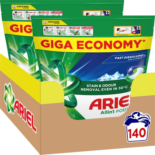 ARIEL Mountain Spring 140 pcs - Washing Capsules - Main image