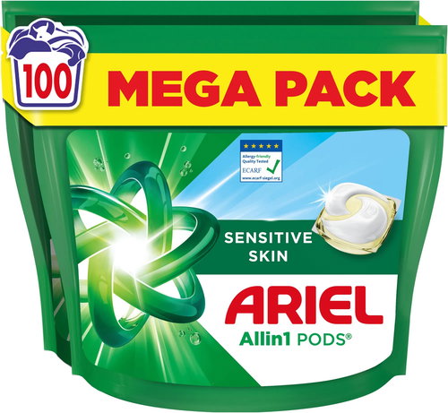 ARIEL Sensitive 100 pcs - Washing Capsules - Main image
