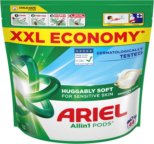 ARIEL Sensitive 44 pcs - Washing Capsules - Main image