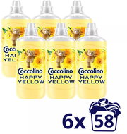 COCCOLINO Happy Yellow 6×1,450 l - Fabric Softener